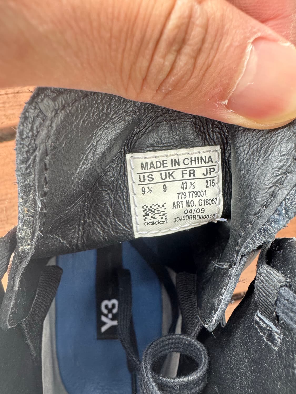 Y-3 09FW 스트라이프 하이탑 상품이미지7