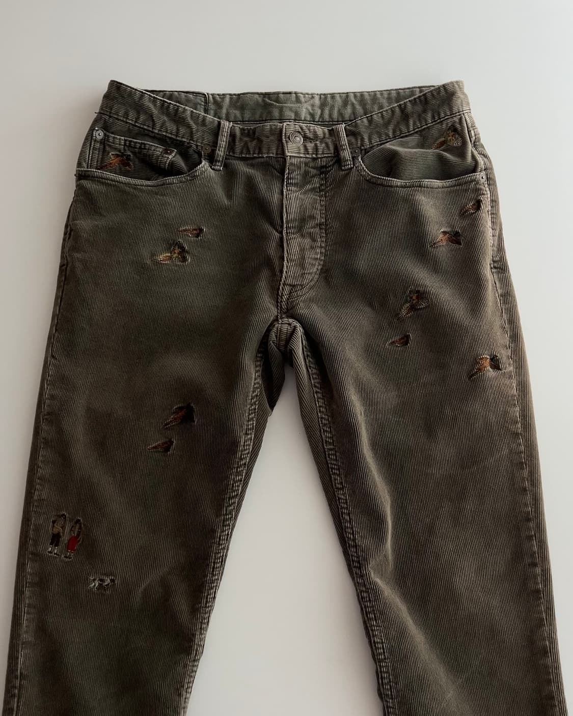 폴로 랄프로렌 천둥오리 자수 코듀로이 팬츠 32 상품이미지4