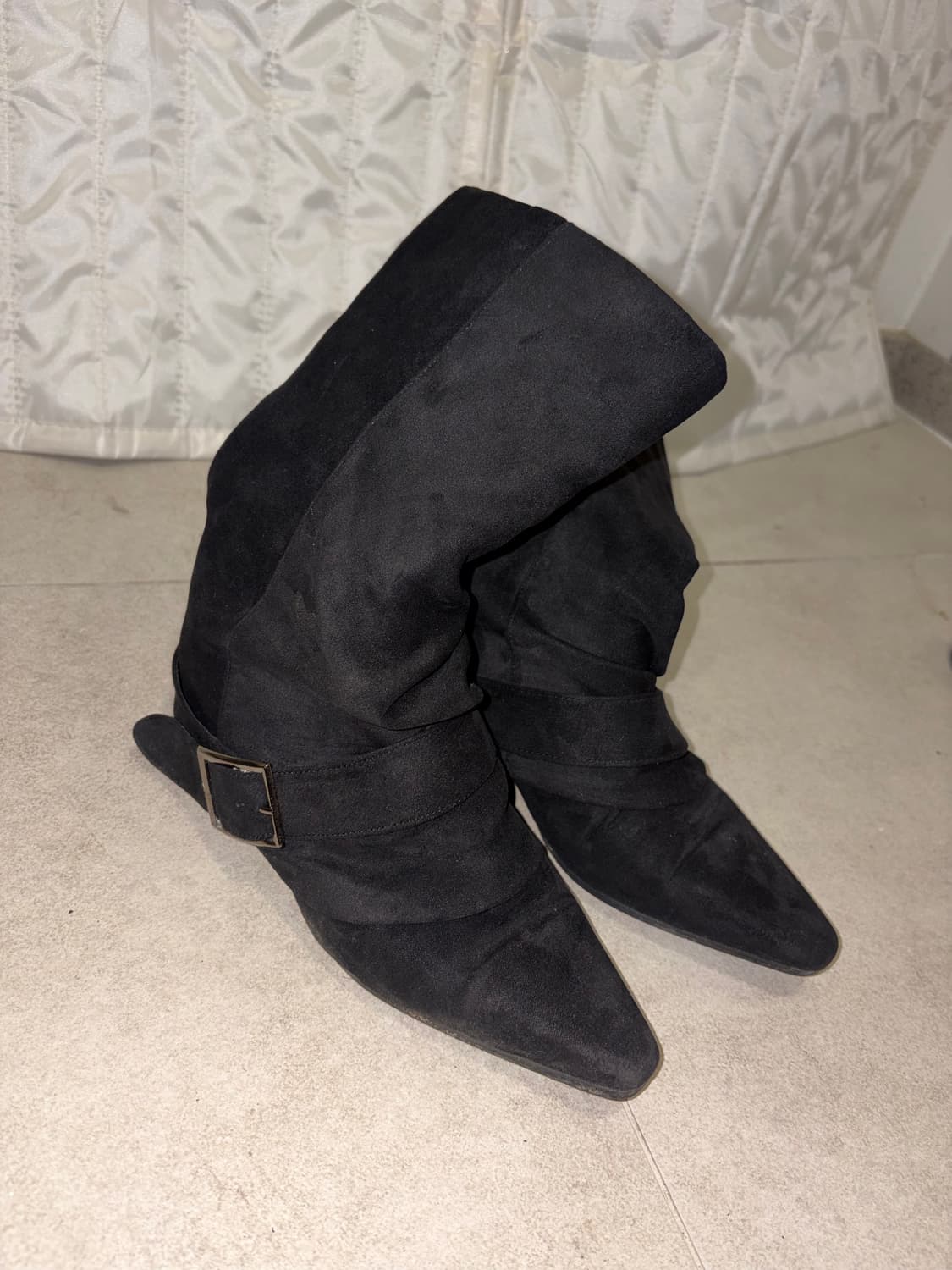 losesleepover 미디 부츠 블랙 상품이미지1