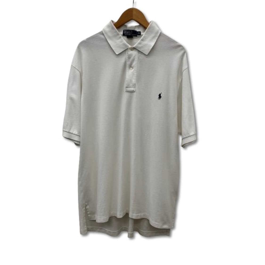 폴로 랄프로렌 반팔 카라 화이트 티셔츠 상품이미지1