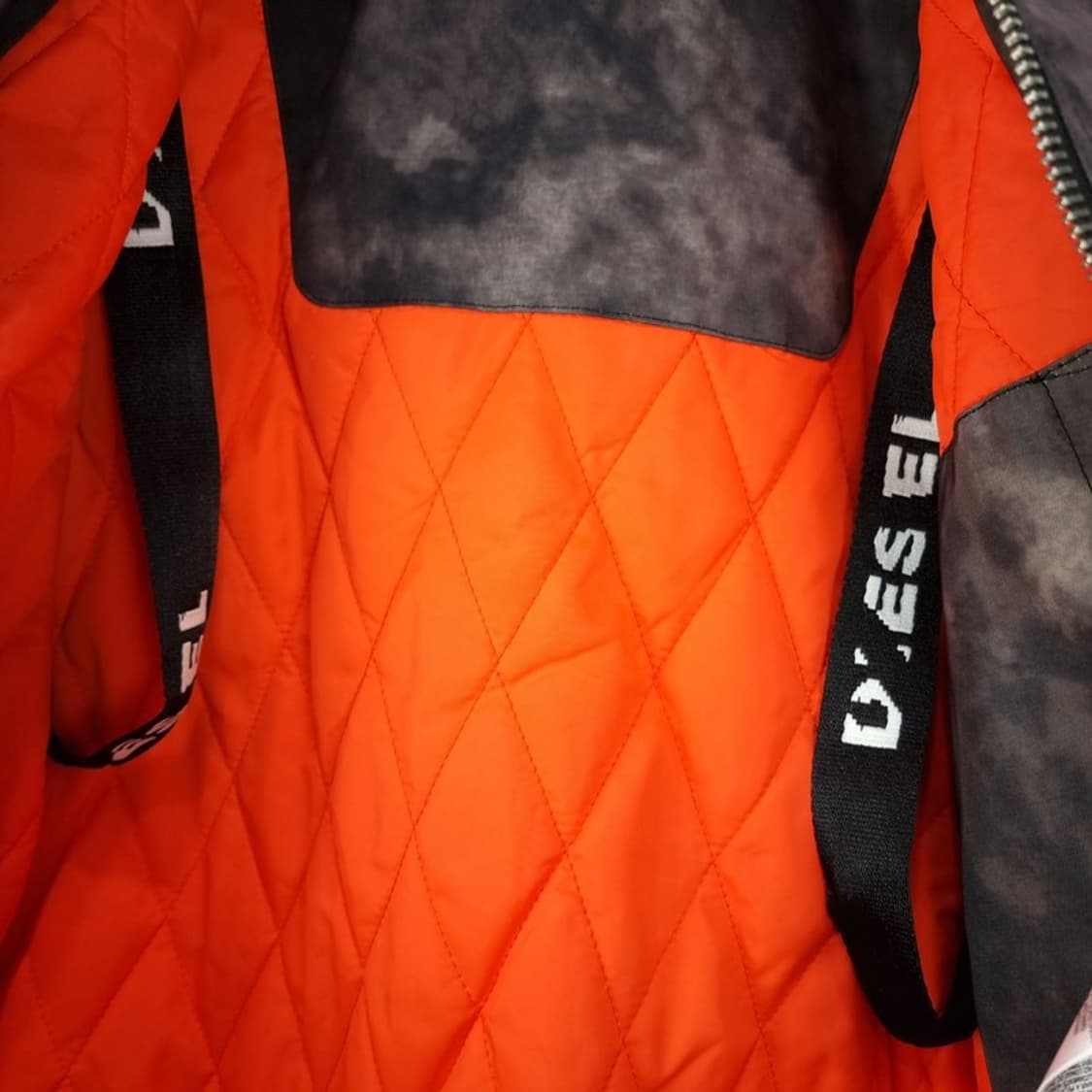 [디젤] 디지털 카모 패턴 MA-1 블루종 봄버 자켓 P01525 상품이미지7