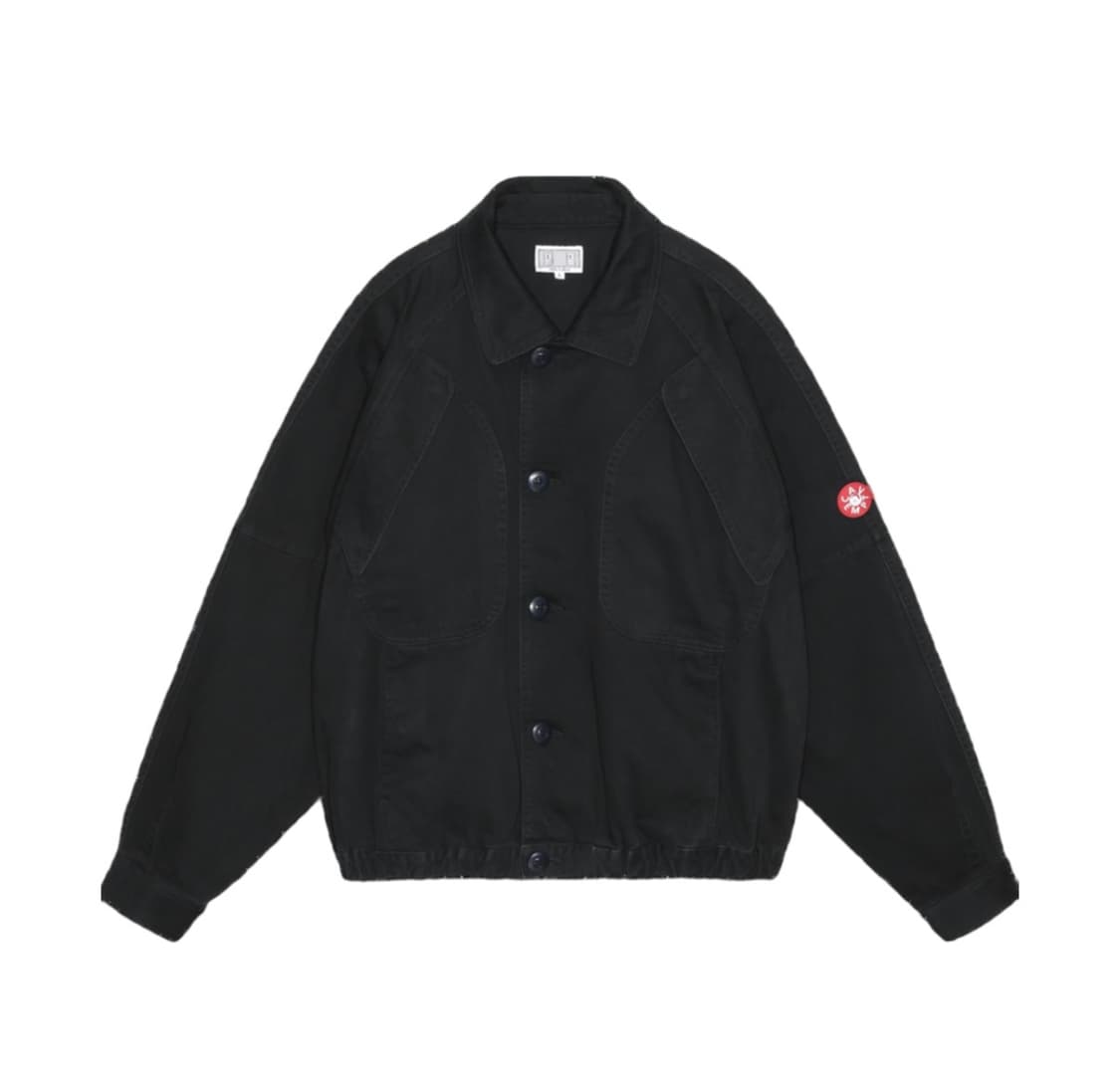 (L) 카브엠트 컷팅 버튼 업 자켓 블랙 상품이미지1