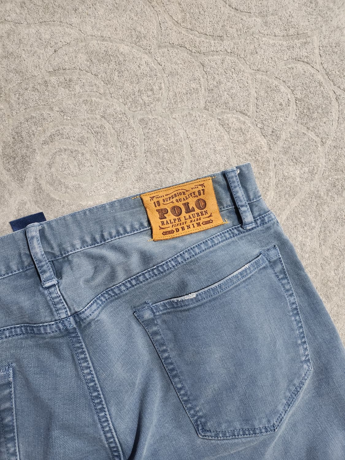 폴로 랄프로렌 빈티지 워싱 데님 팬츠-34 상품이미지9