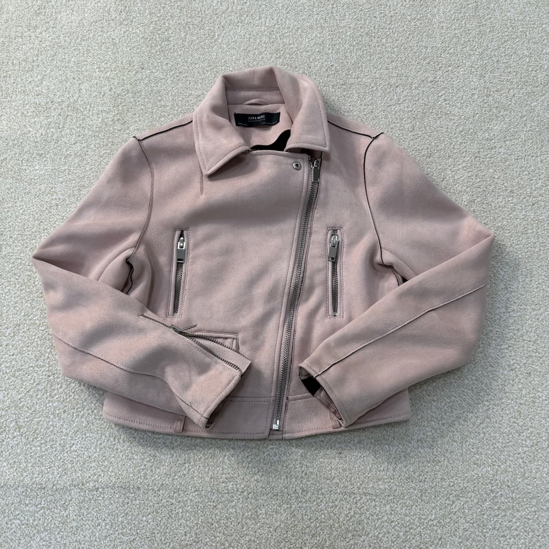 [S] 자라 베이직 여성 스웨이드 자켓 0106T1 상품이미지1