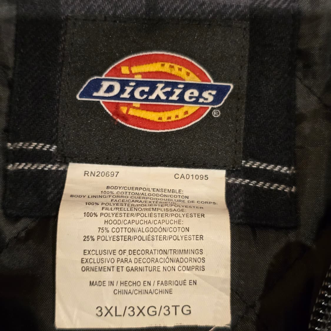Dickies 퀼팅 플란넬 셔츠 자켓 상품이미지5