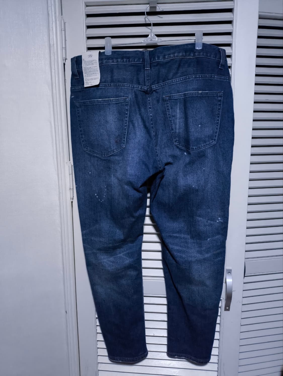 새거 35 유니클로 루즈 피트 테이퍼드 청바지 상품이미지4