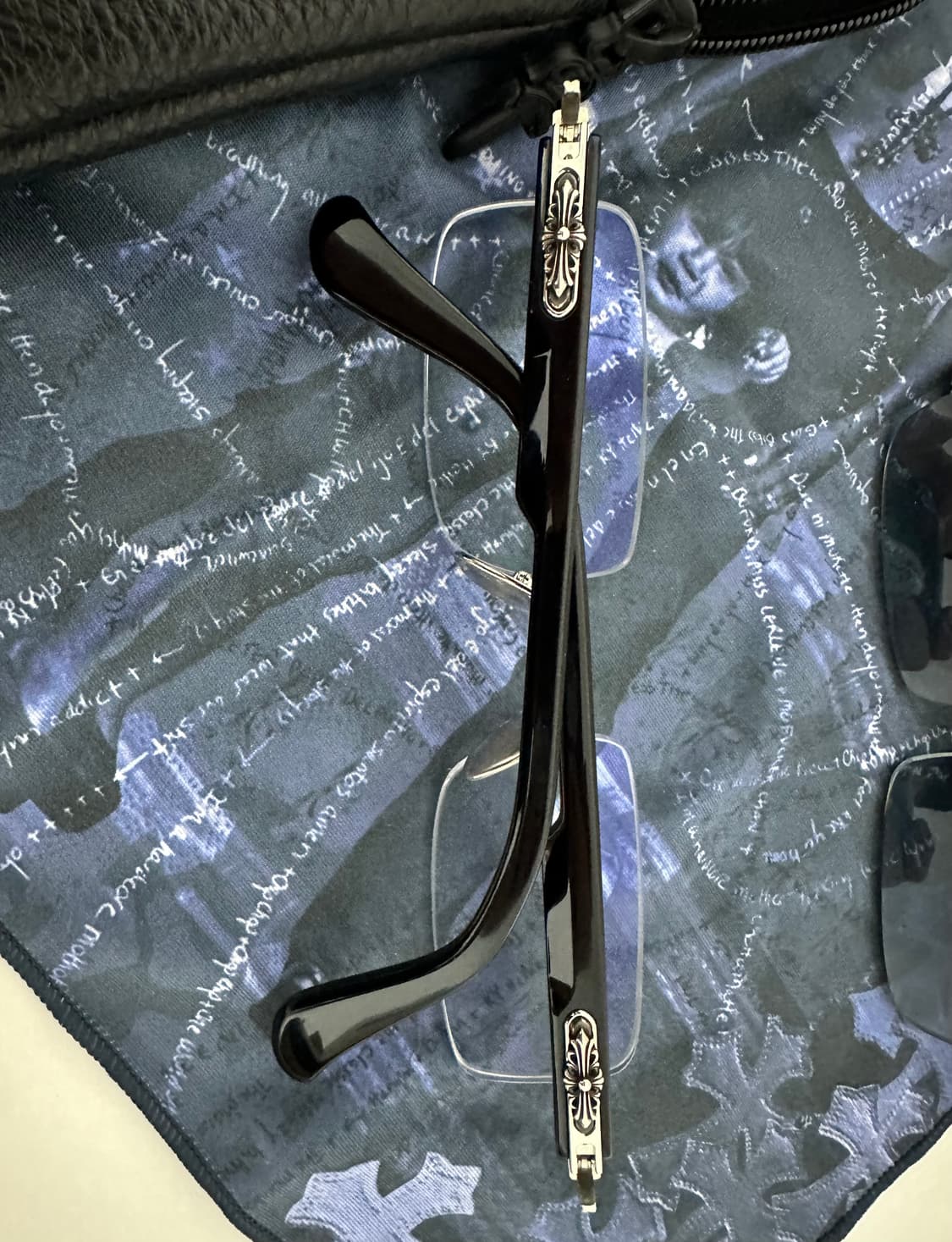 크롬하츠 무테 딥1 블랙 실버 안경 상품이미지4