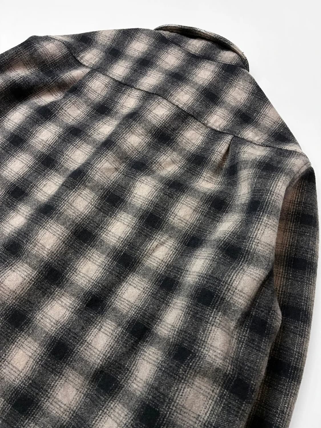 이티씨이 ETCE 24FW 헤비 울 플란넬 체크 셔츠 PN5044 상품이미지4