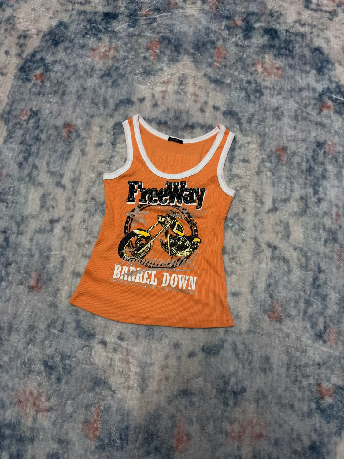 Cornflake y2k freeway ribbed sleeveless 상품이미지1