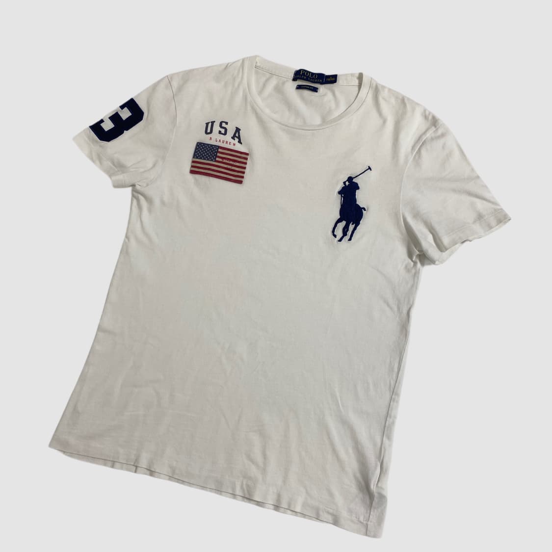 폴로 빅포니 usa 성조기 반팔 상품이미지1