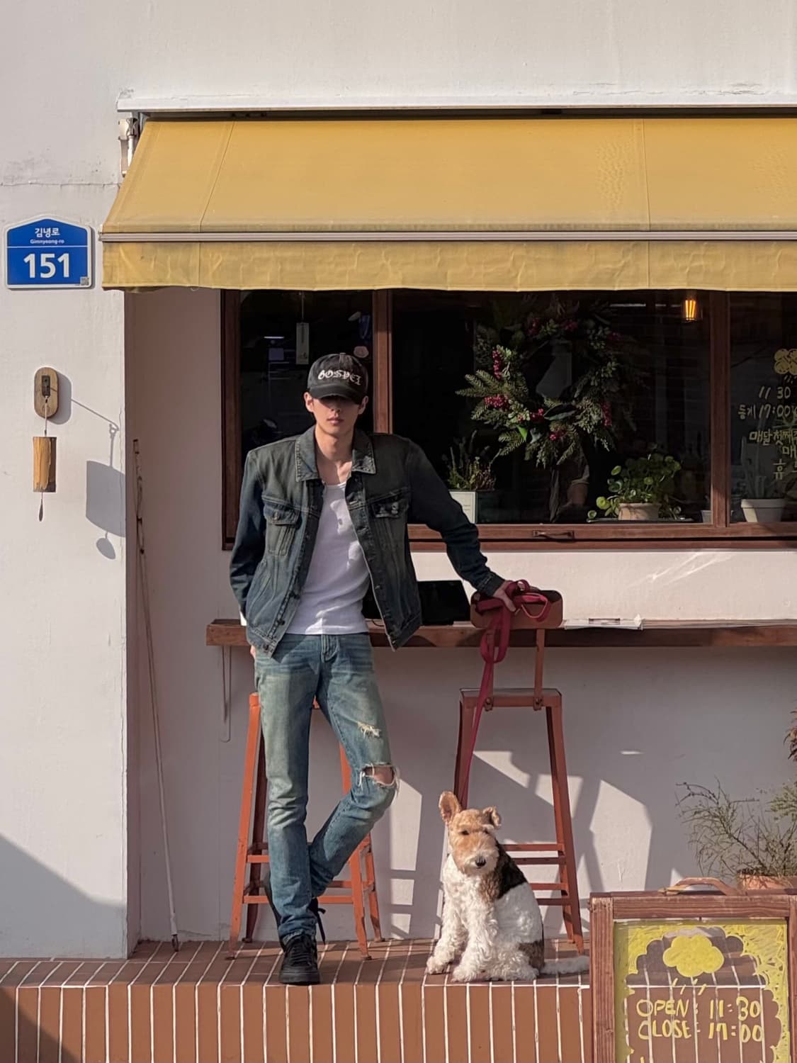 생로랑 에디 퍼머넌트 데님 트러커 자켓 상품이미지3