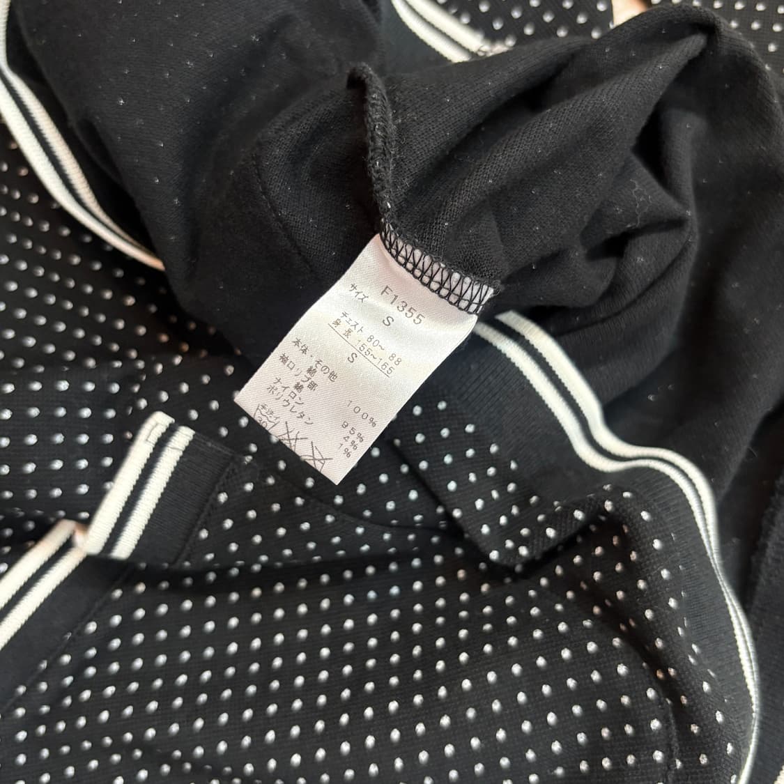 FredPerry dote pattern cardigan JP 상품이미지7