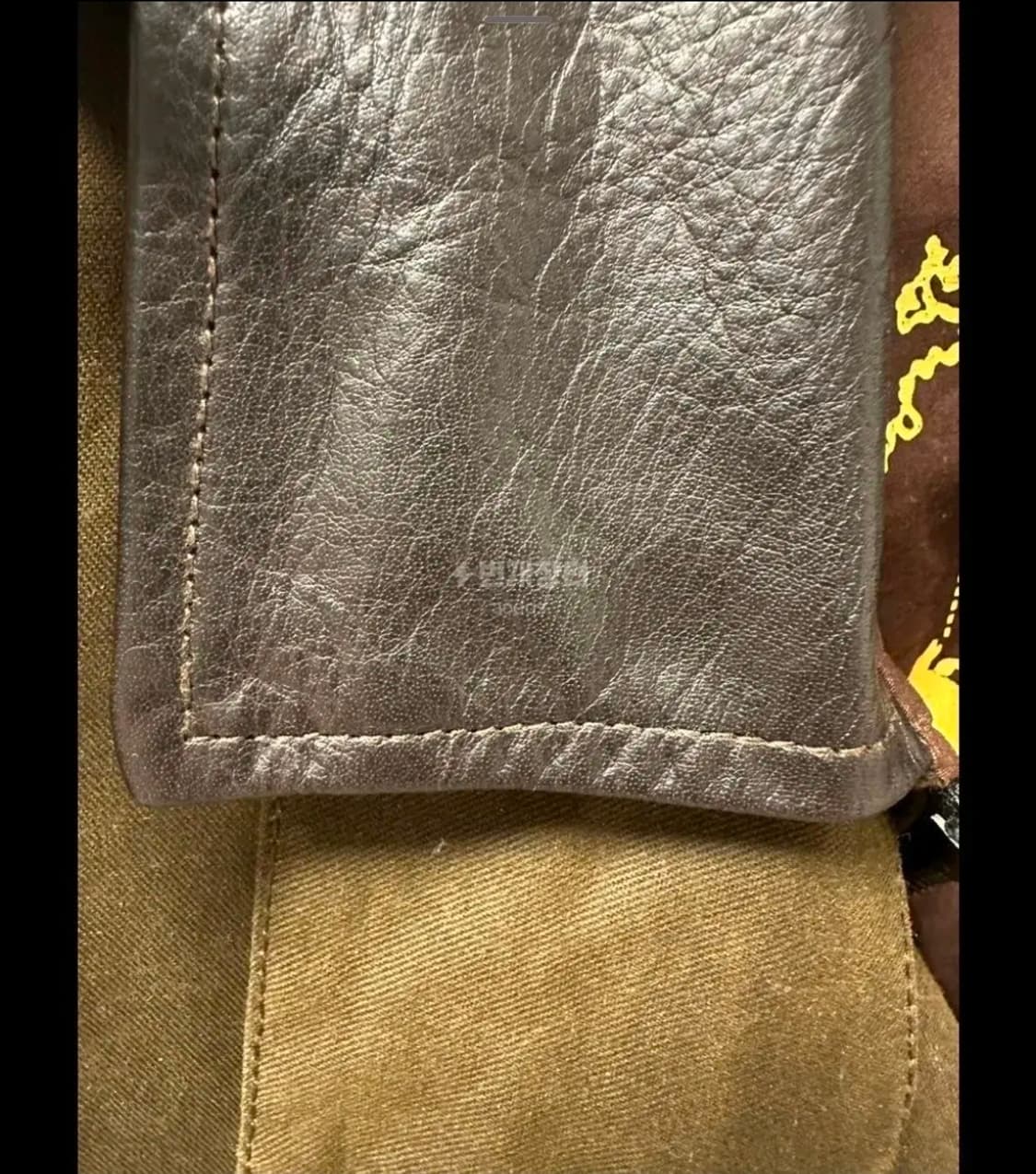 카카두 가죽카라 왁스자켓 바버자켓(S, 실사이즈 105) 상품이미지6