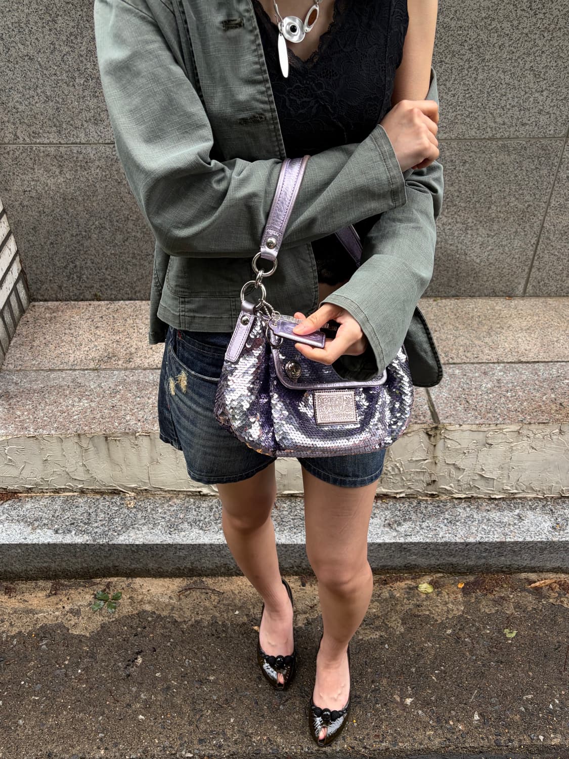 coach sequin shoulder bag  상품이미지8