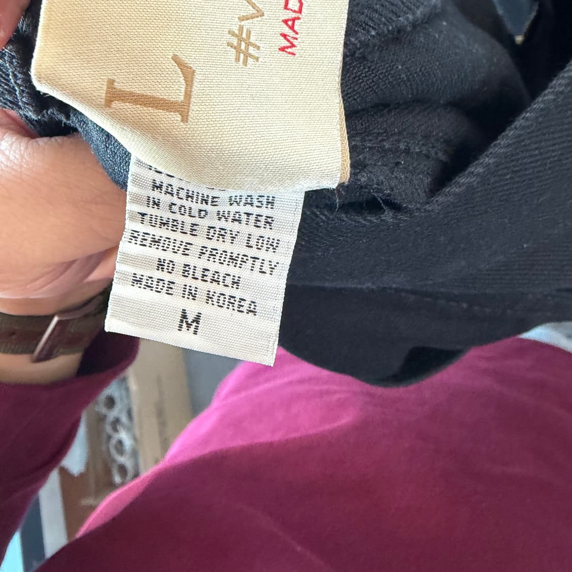 브이넥러브 블랙 스티치 포인트 데님 팬츠 상품이미지6