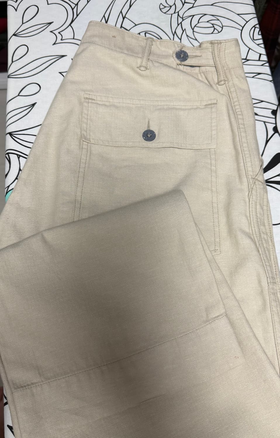 RRL 더블알에 에크루 한정판 퍼티그 팬츠 34/30 상품이미지2