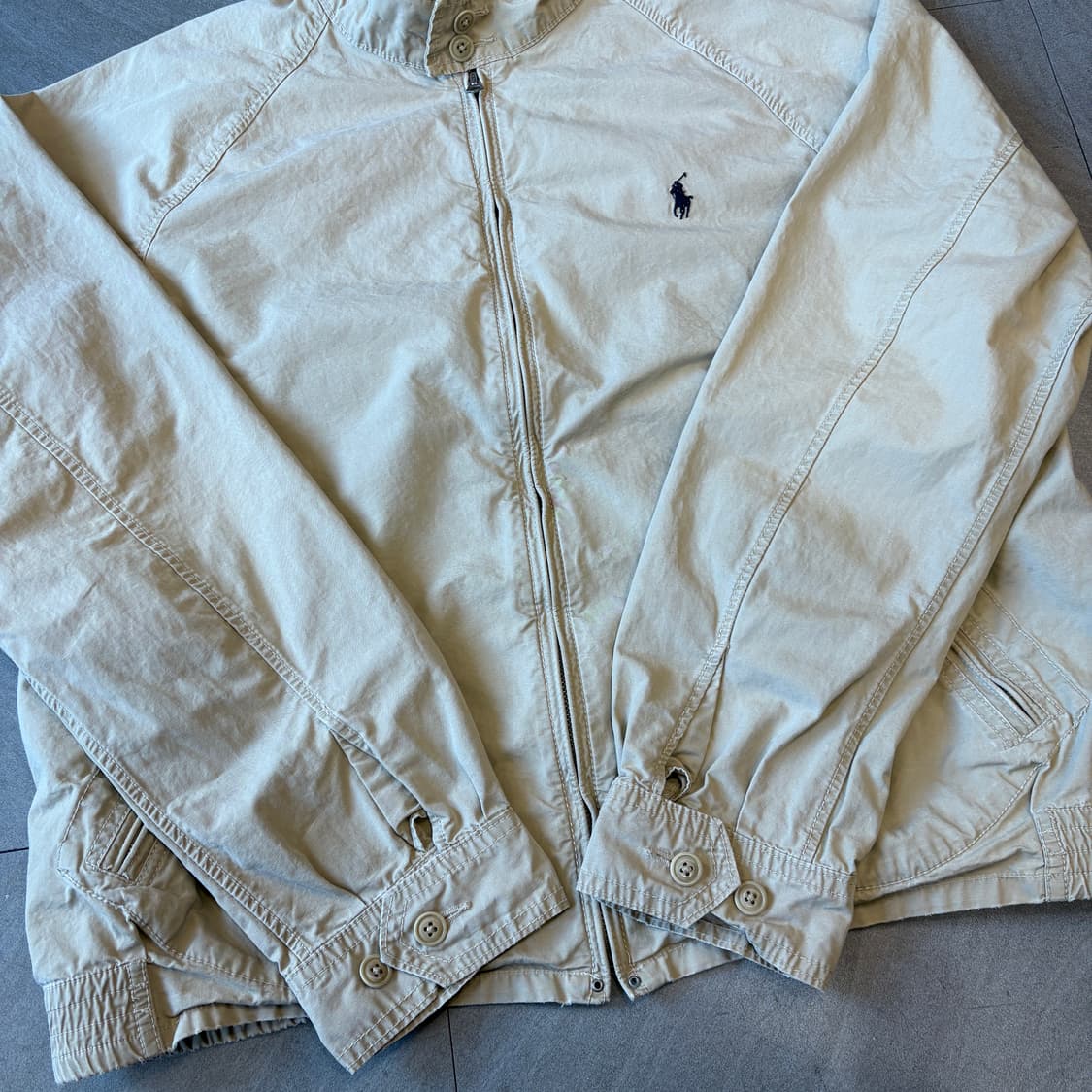 폴로 정품 베이지 트윌 코튼 자켓  상품이미지8
