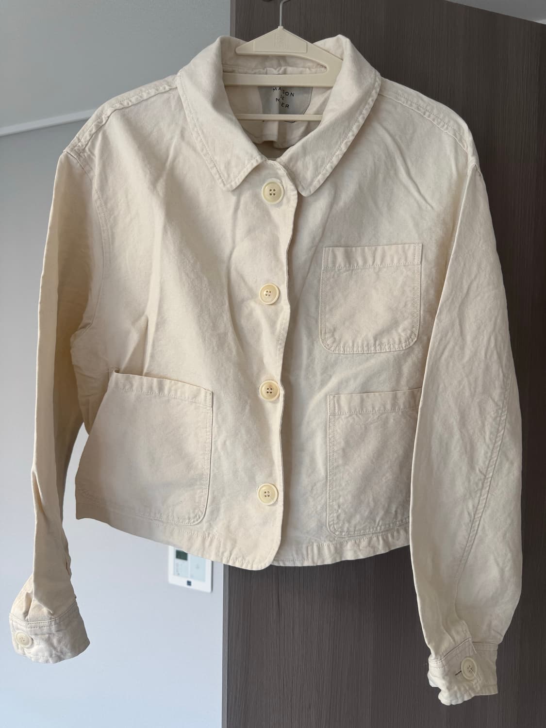 메종드메이어(MAISON DE MAIER) 라미 코튼 자켓 (아이보리) 상품이미지1