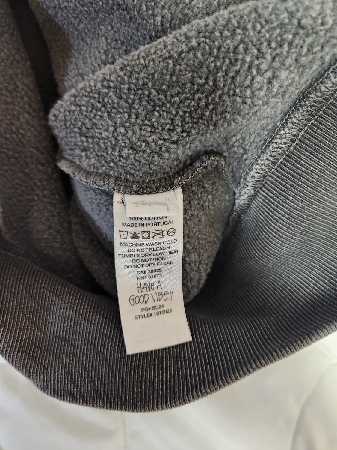 스투시 피그먼트 8볼 후드집업 M 상품이미지6