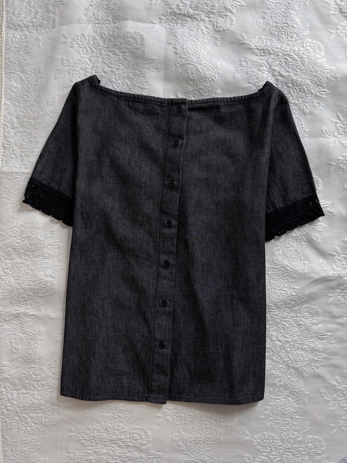 Lace Square Neck Blouse 0217 상품이미지6