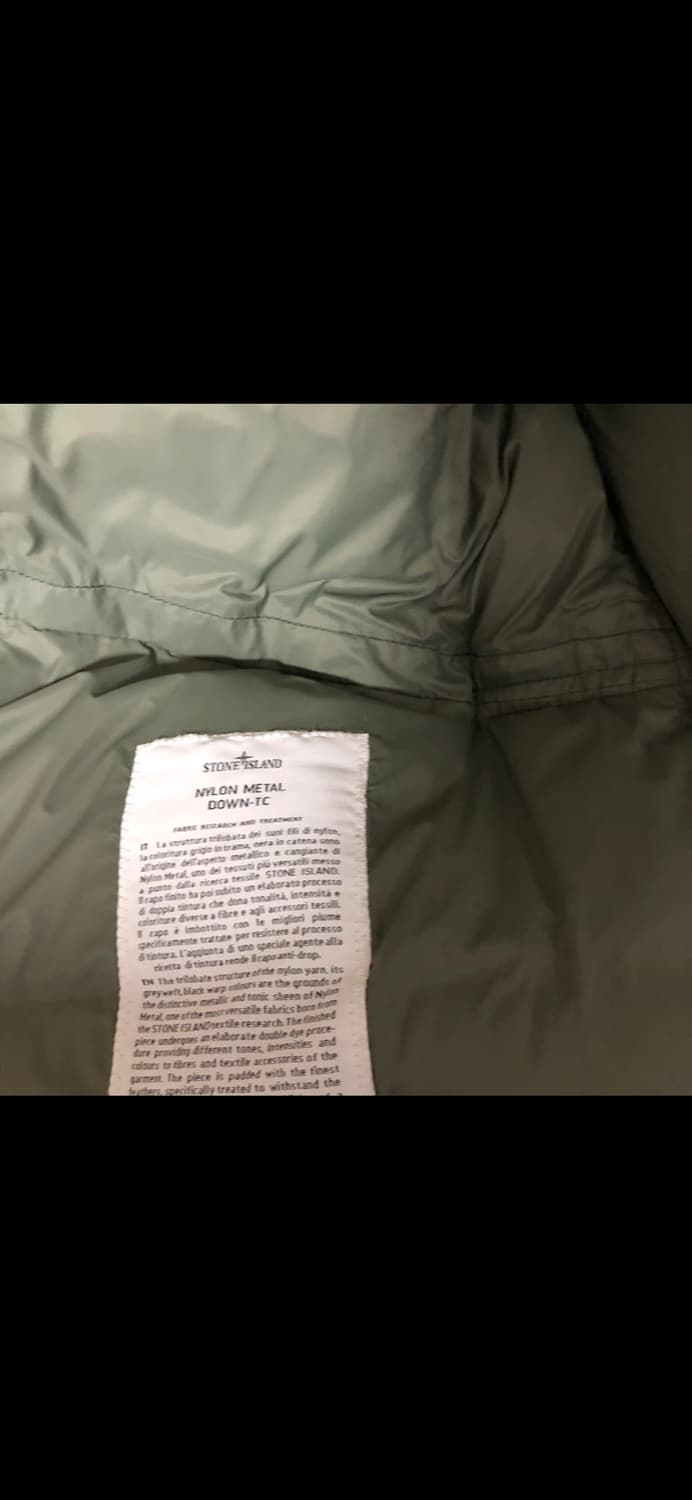 [새상품급] 스톤아일랜드 나일론메탈 다운패딩 급처 상품이미지7
