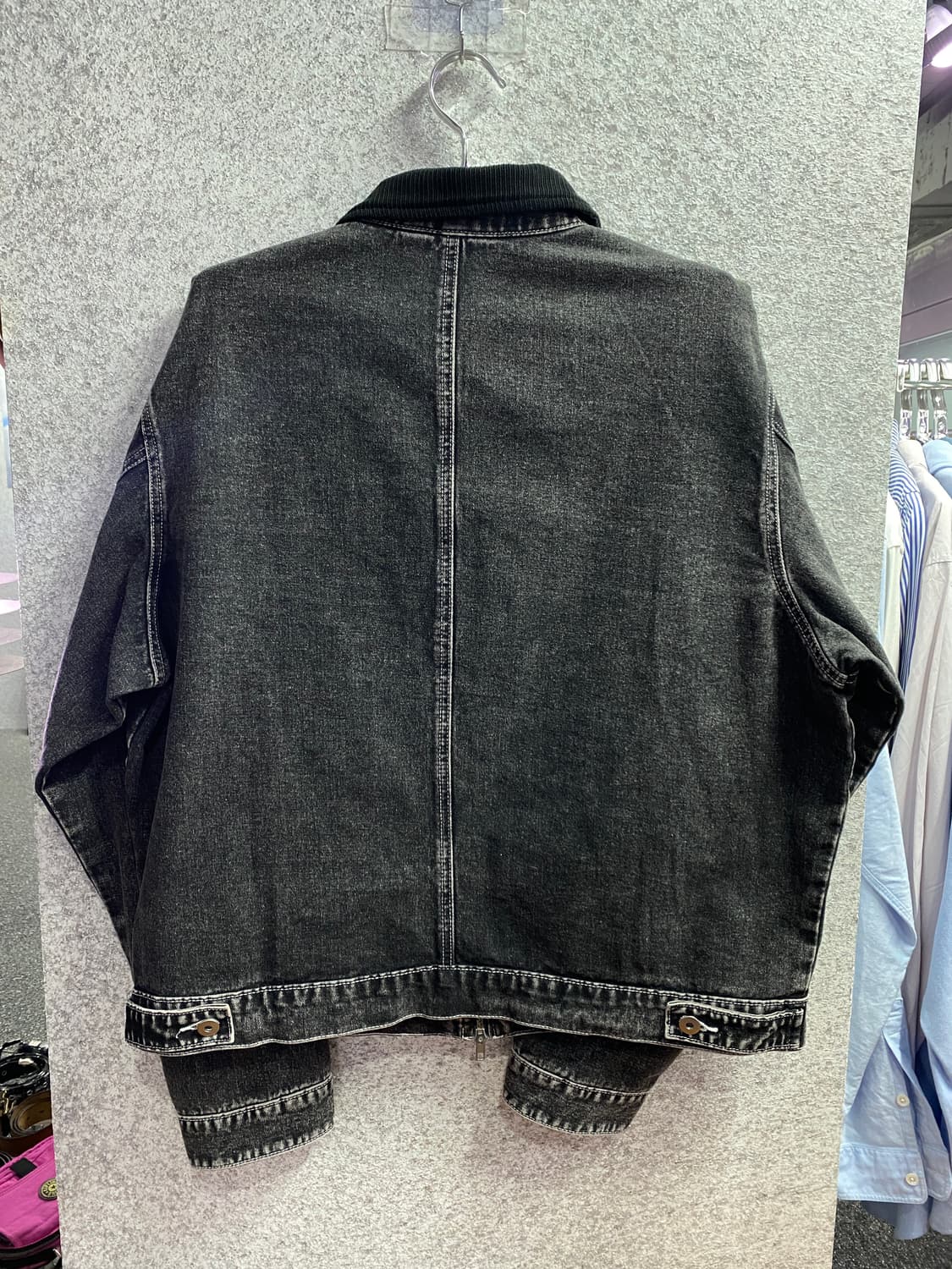 트릴리온 흑청 데님 자켓 B3412 상품이미지4