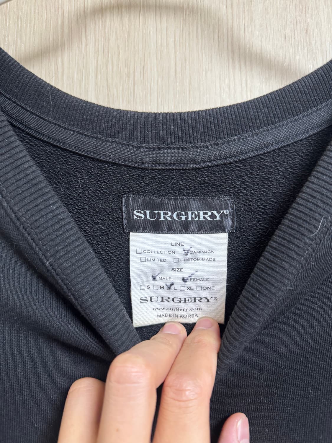 써저리 맨투맨 상품이미지2