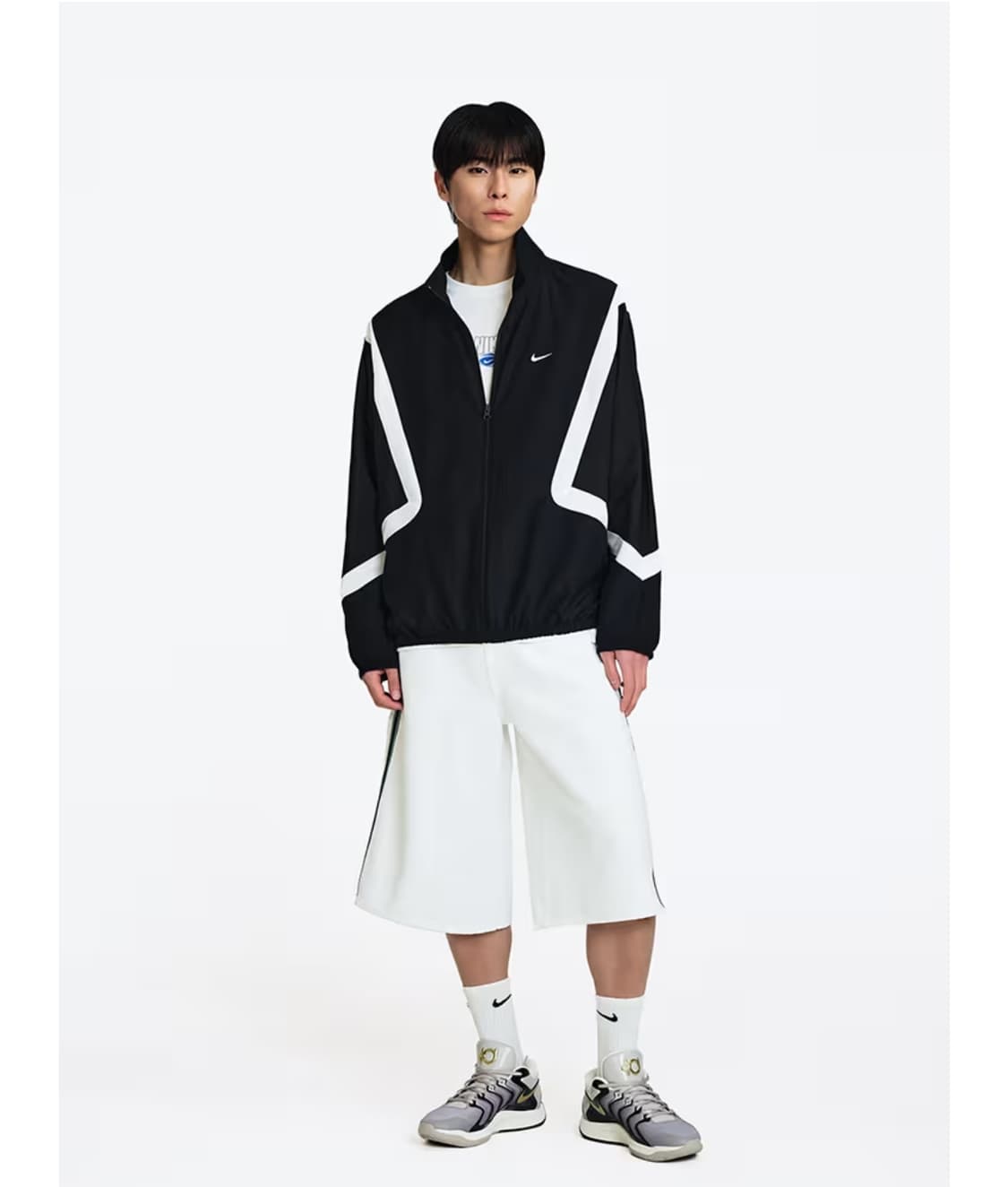 (품절상품) 나이키 아이콘 우븐 베스킷볼 트랙 집업자켓 블랙 (XL) 상품이미지2