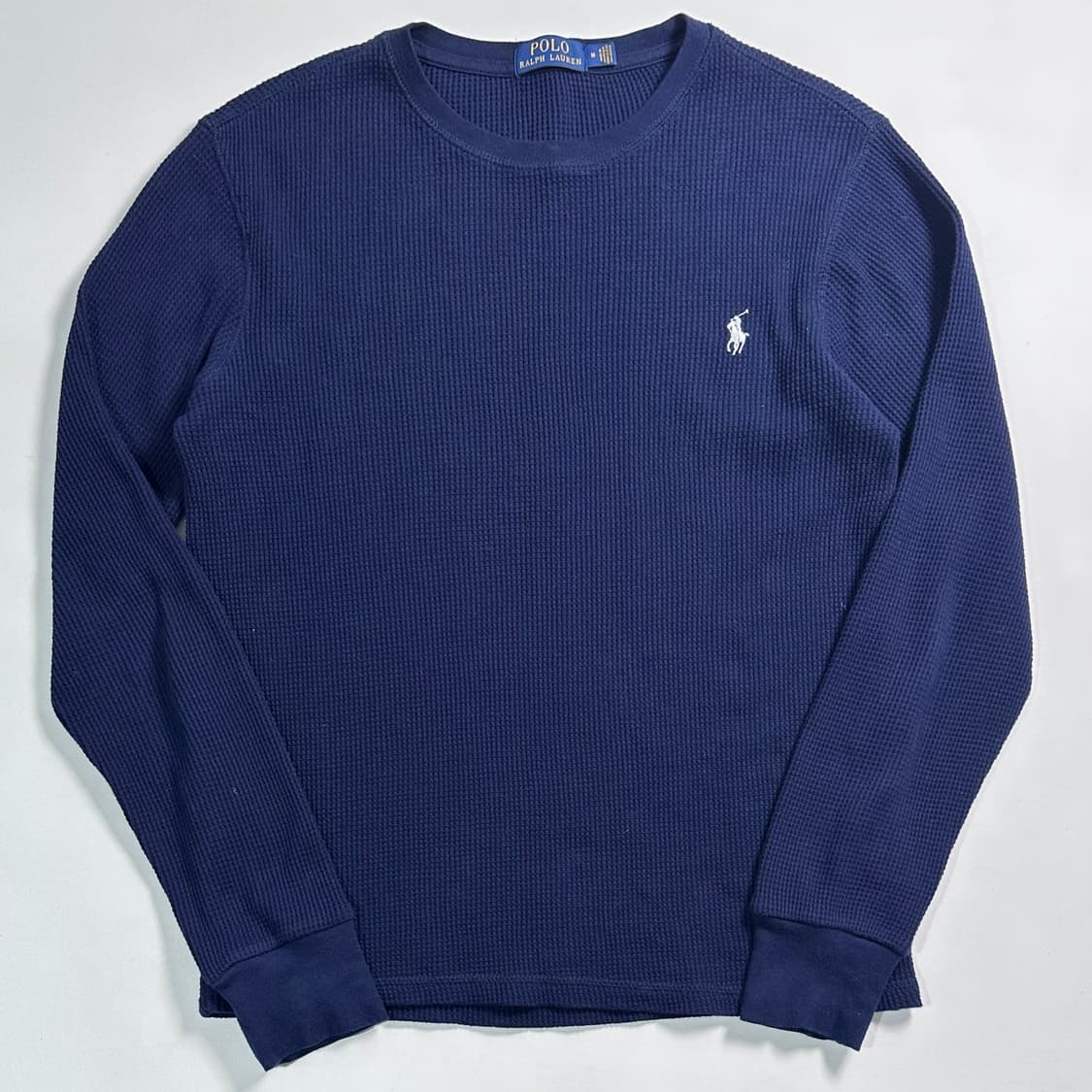 폴로 랄프로렌 네이비 와플 티  상품이미지1
