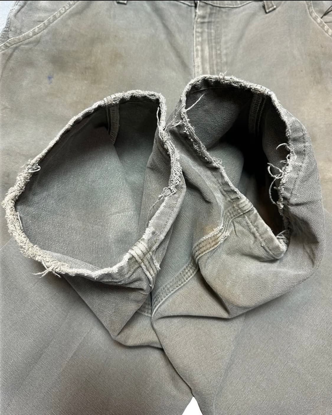 빈티지 칼하트 싱글니팬츠 모스그린 상품이미지4