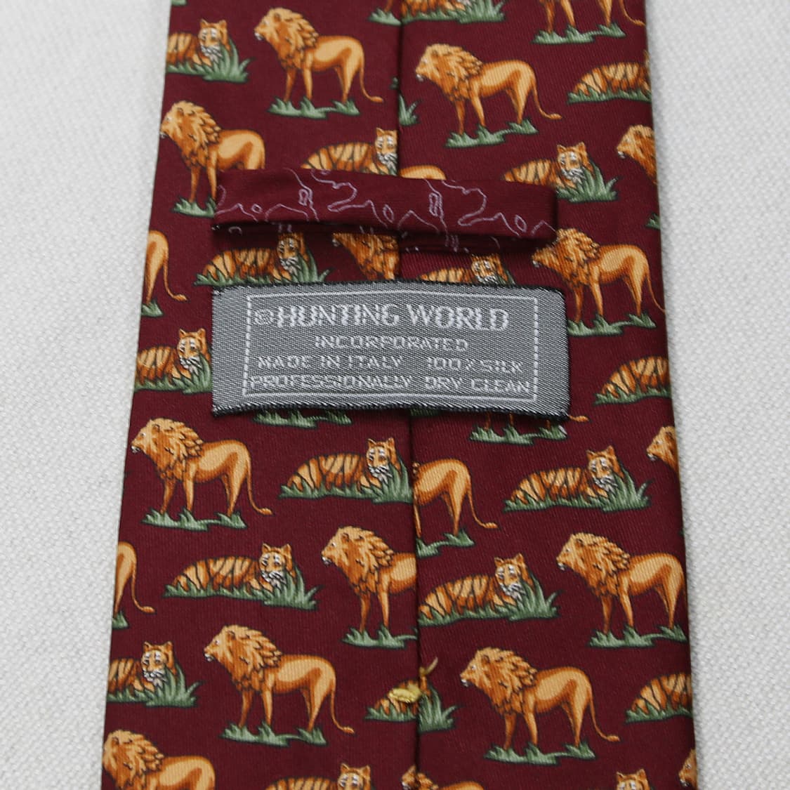 HUNTING WORLD 실크 패턴 넥타이  상품이미지5