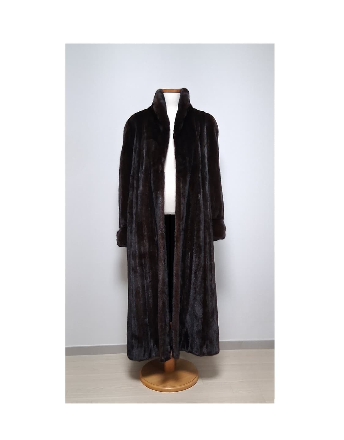 이태리 명품 iCristalli 정품 리얼 풀스킨 밍크코트 상품이미지1