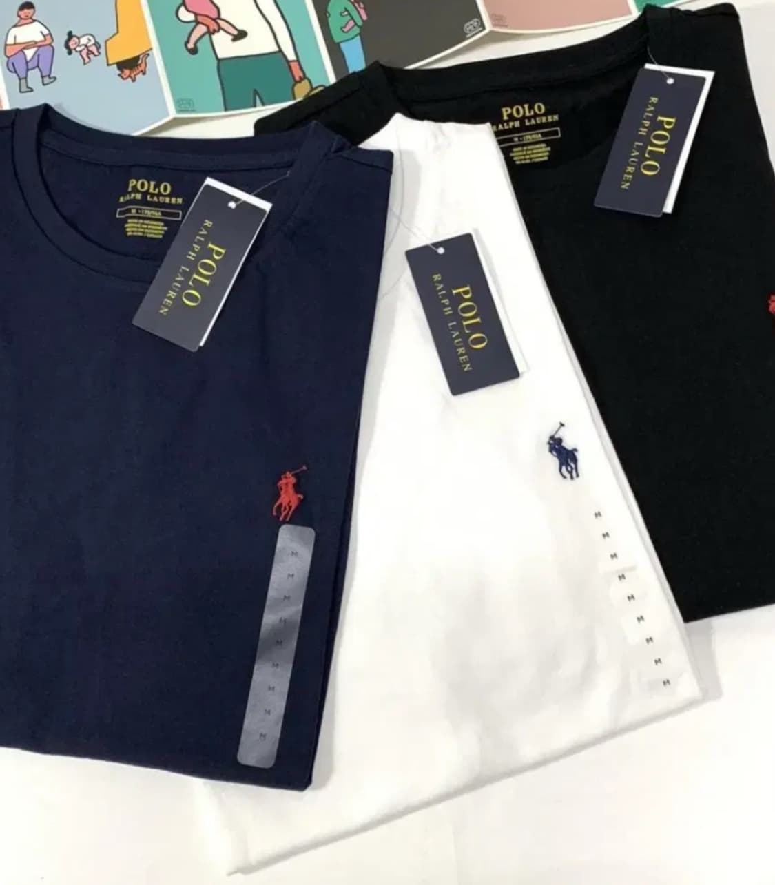 (새상품/정품)폴로 랄프로렌 기본 반팔티 블랙 XL 상품이미지3