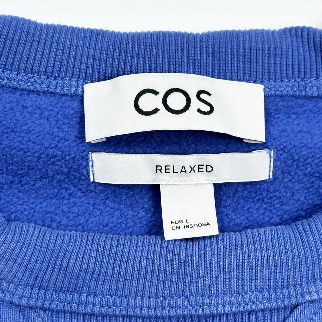 코스 COS 코발트 블루 크루넥 맨투맨 (L) 상품이미지4