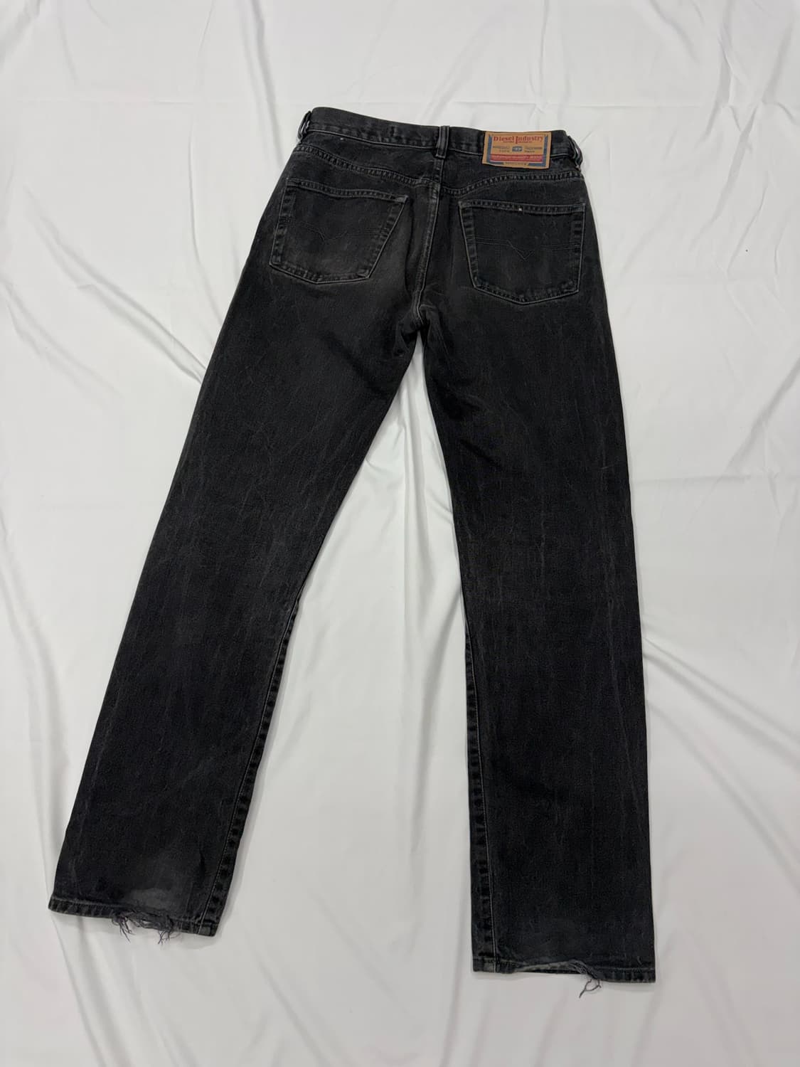 디젤 인더스트리 블랙 빈티지 데님 팬츠 상품이미지5