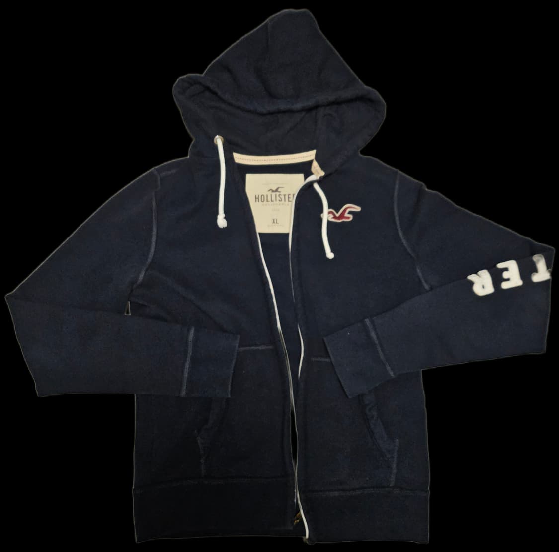 홀리스터 네이비 후드집업 상품이미지1