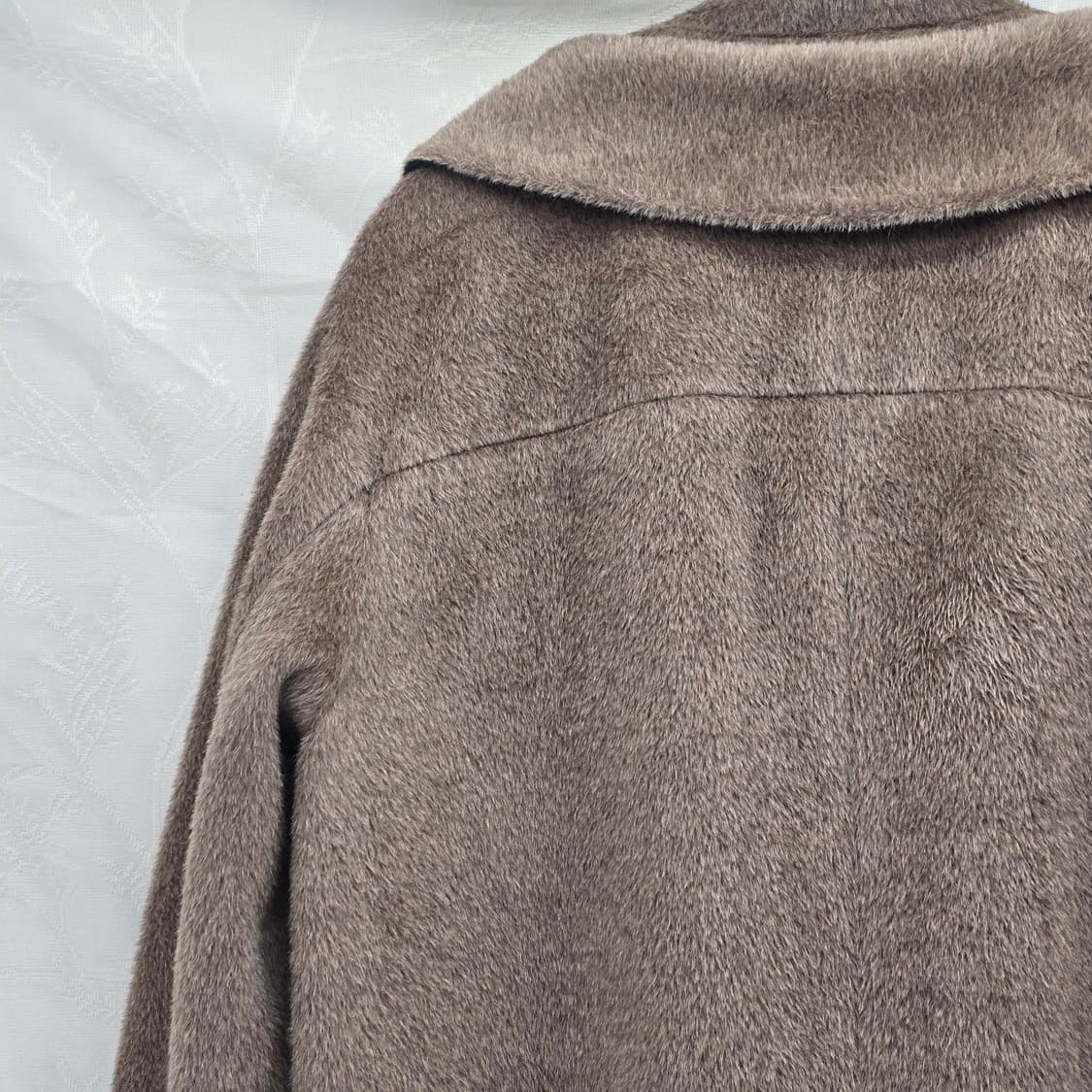 TIME 타임 baby llama 브라운 루즈핏 코트 상품이미지5