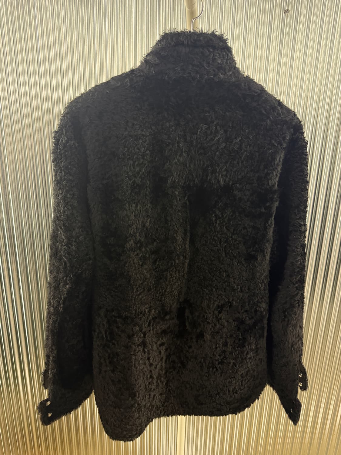 IRO MAN 22FW 리버시블 양가죽양털 레더 자켓 M 상품이미지10