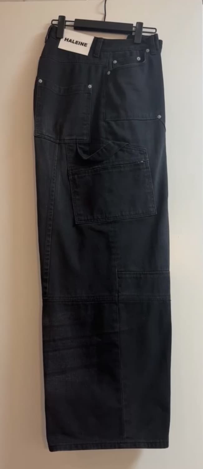 1) 알렌느 카펜터 카고 워시드 진 블랙 Haleine Carpenter 상품이미지2