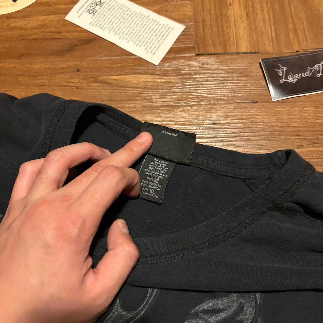 HARLEY DAVIDSON 스컬 프린팅 티셔츠 상품이미지5