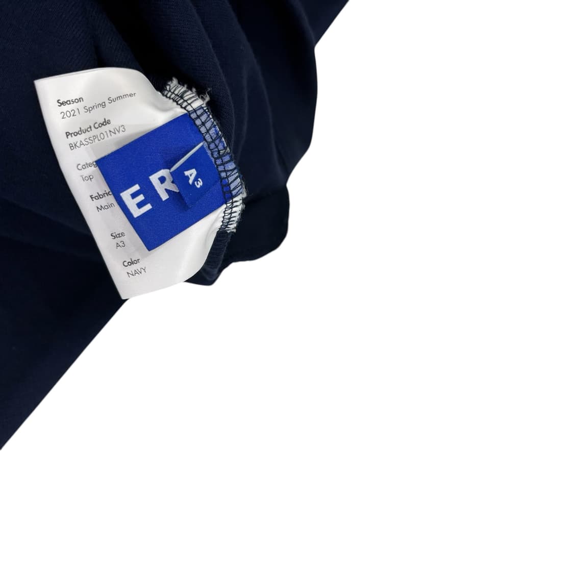 아더에러 네이비 니들 로고 폴로 셔츠 상품이미지4