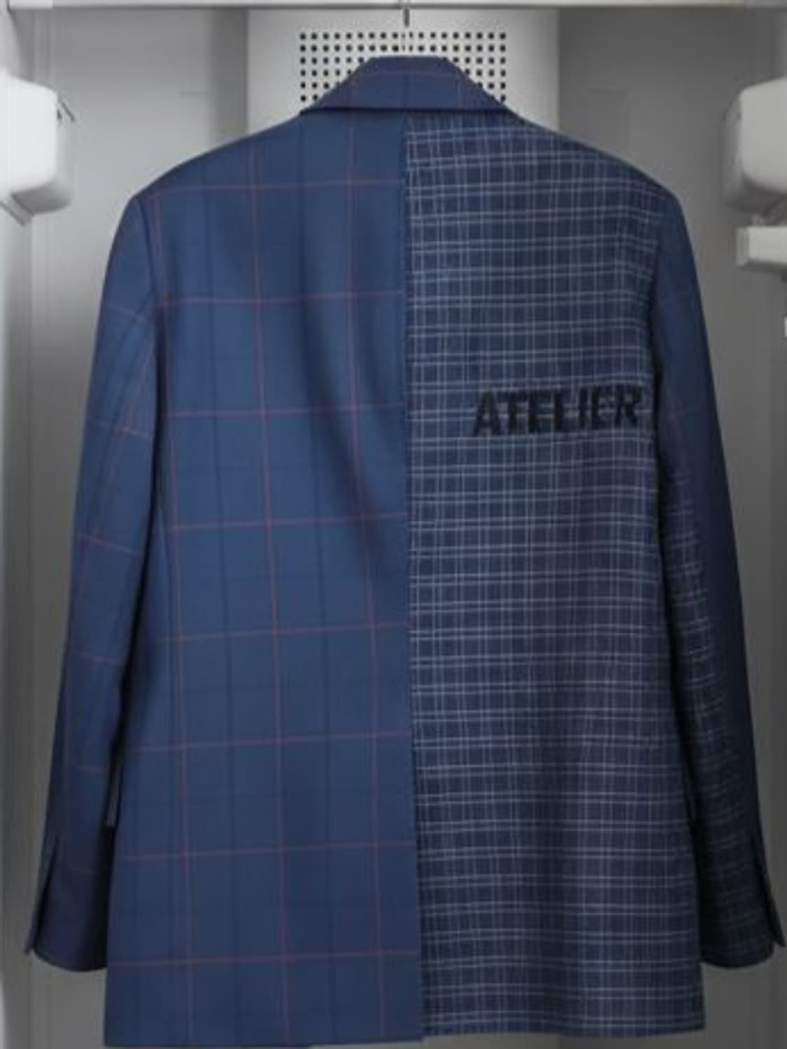 럭키슈에뜨 아뜰리에 체크 더블자켓 ㅡ36사이즈 상품이미지2