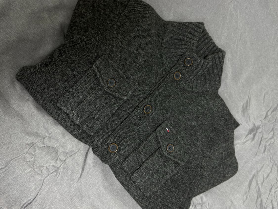 타미힐피거 하이넥 가디건 상품이미지5