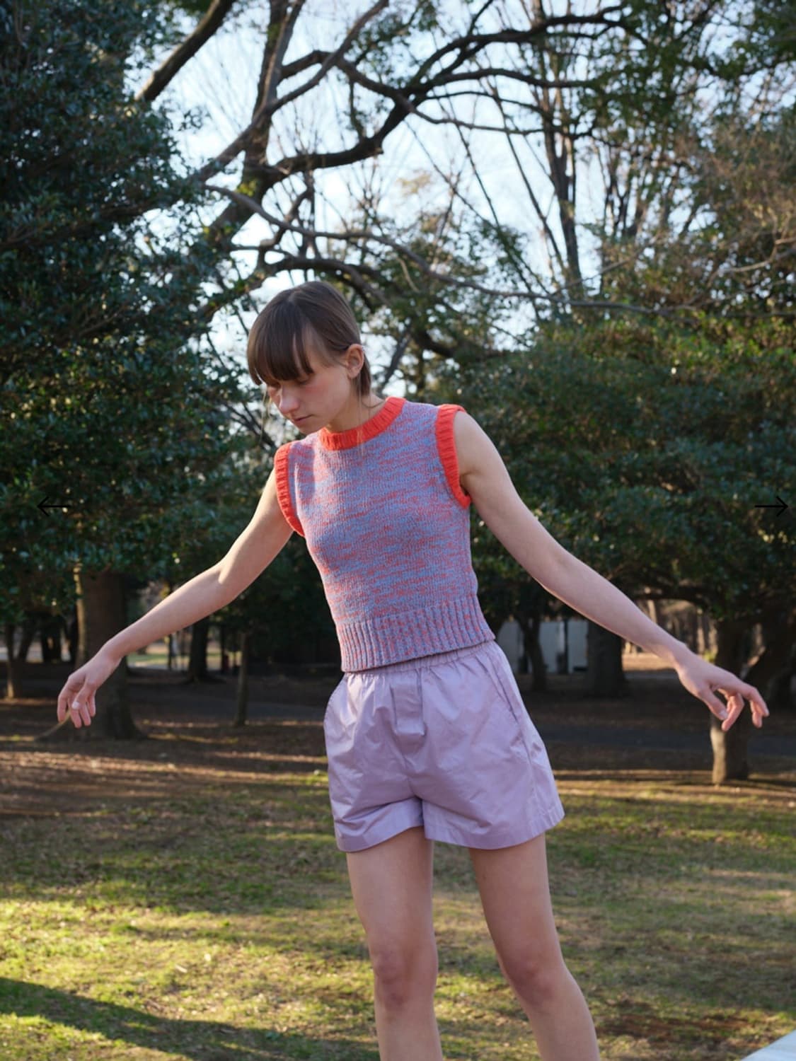 ENZOBLUES 글로시 밴딩 쇼츠 핑크 (Free) 상품이미지2