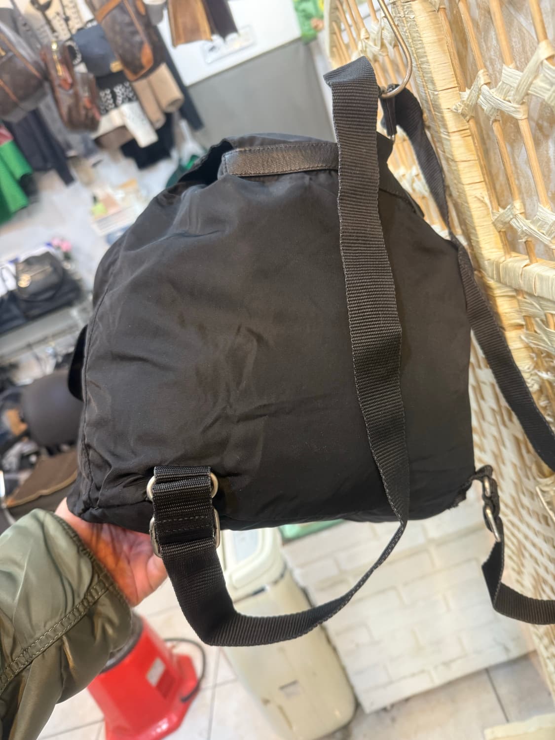 정품 프라다 나일론 백팩 팝니다 상품이미지4