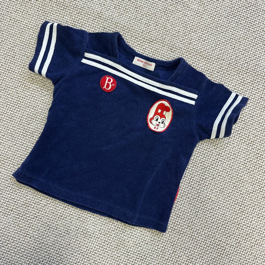 90 베베드피노 테리 반팔 티 0429D 상품이미지1