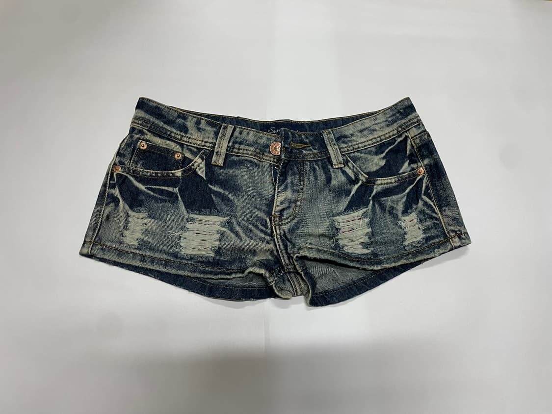 Shop 502 데님 워싱 숏팬츠 상품이미지2