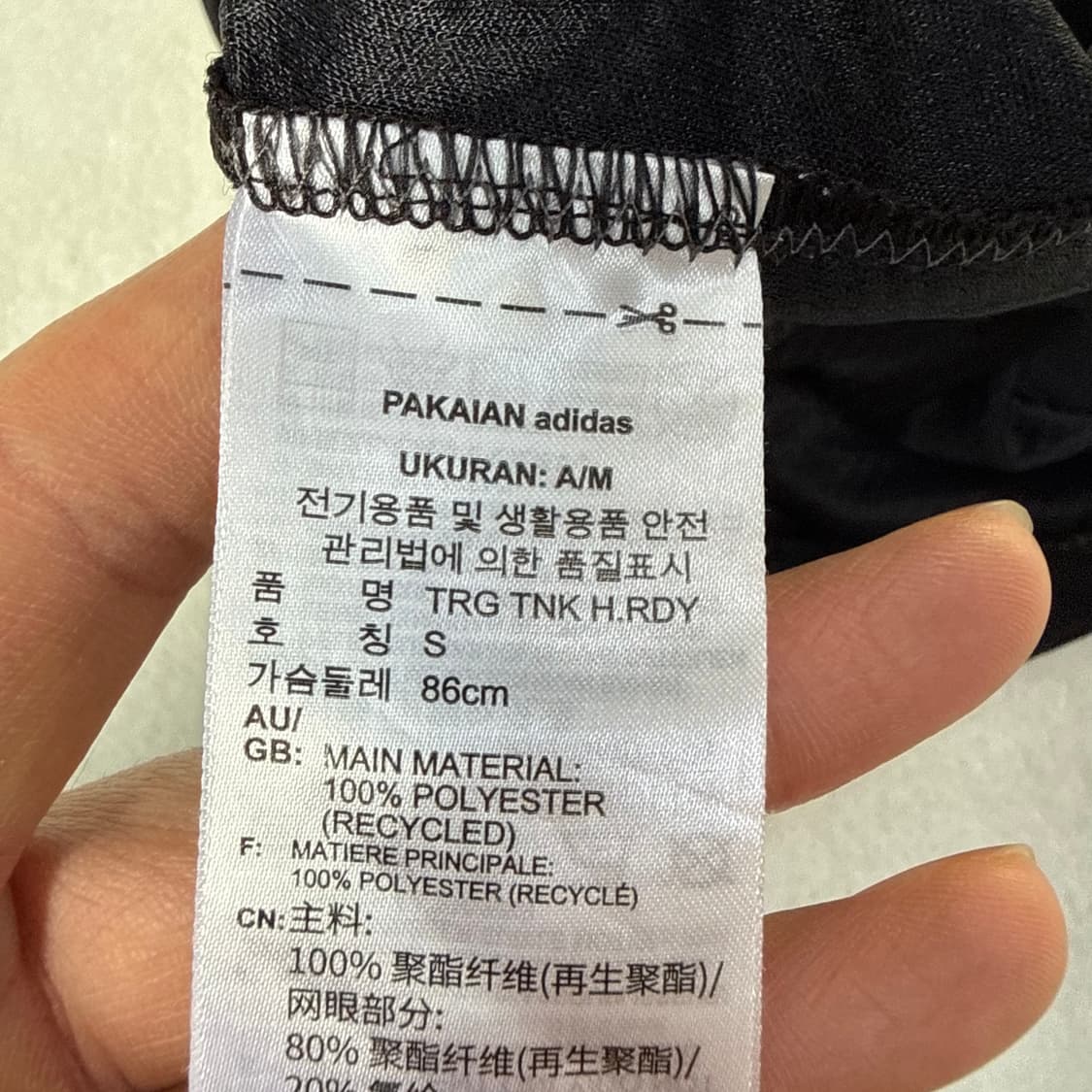 S 아디다스 여성 러닝 민소매 0304T 상품이미지4