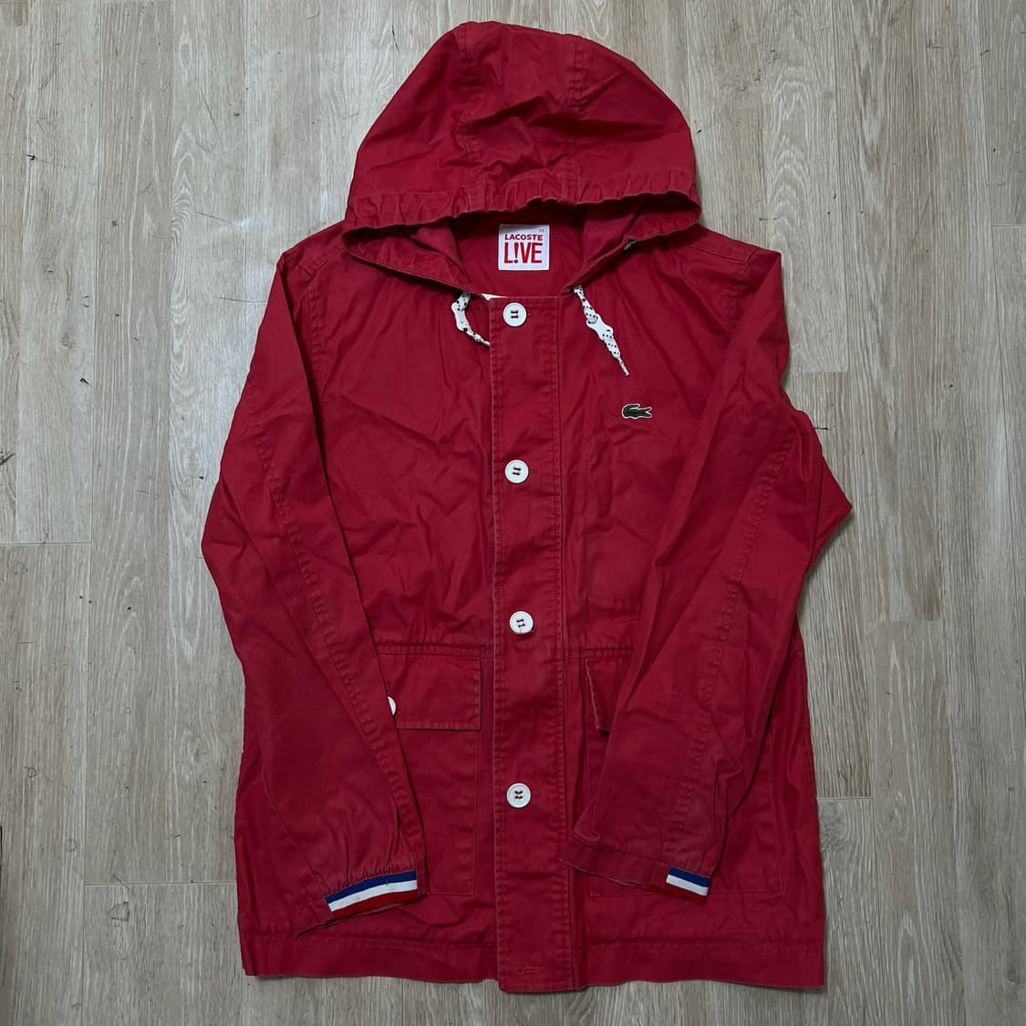 라코스테 로고 후드 야상 자켓 52  상품이미지1