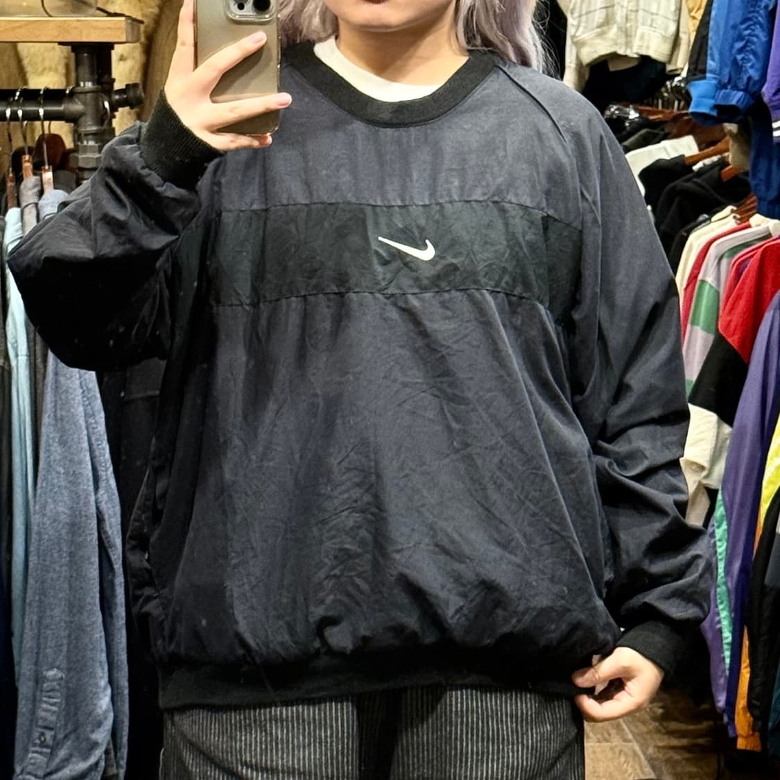 [HI] 나이키 올드스쿨 웜업 블랙 상품이미지2